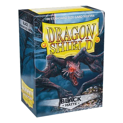 100 DRAGON SHIELD MATTE : BLACK