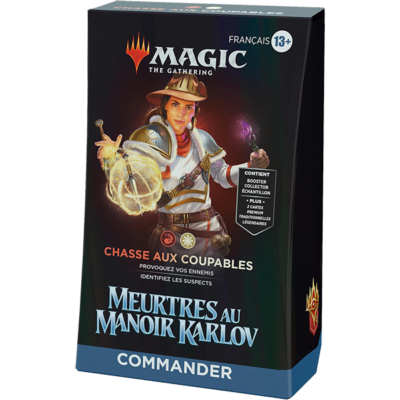 MTG : Meurtres au Manoir Karlov - Chasse aux coupables DECK COMMANDER (Fra) (13+)