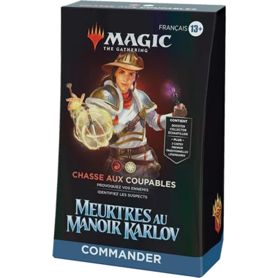 MTG : Meurtres au Manoir Karlov - Chasse aux coupables DECK COMMANDER (Fra) (13+)