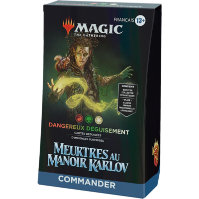 MTG : Meurtres au Manoir Karlov - Dangereux déguisement DECK COMMANDER (Fra) (13+)