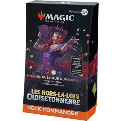 MTG : Les hors-la-loi de Croisetonnerre - Ennemie publique numéro un DECK COMMANDER (Fra) (13+)