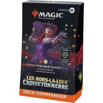 MTG : Les hors-la-loi de Croisetonnerre - Ennemie publique numéro un DECK COMMANDER (Fra) (13+)