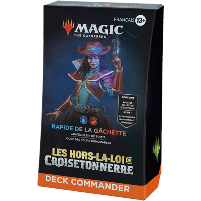 MTG : Les hors-la-loi de Croisetonnerre - Rapide de la gâchette DECK COMMANDER (Fra) (13+)