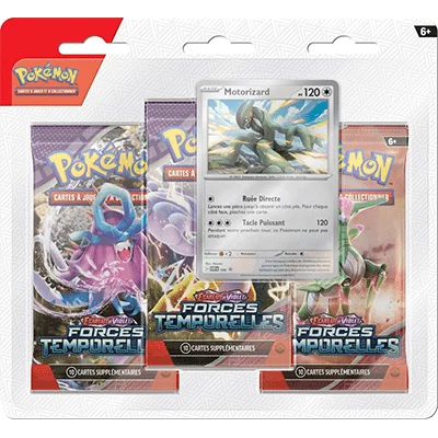 Pokémon EV05 Forces Temporelles TRIPACK Motorizard