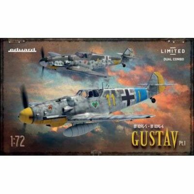 Maquette avion 1/72 - Bf 109G GUSTAV PT.1 DUAL COMBO EDUARD 2144
