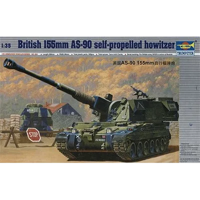 Maquette tank 1/35 - BRITISH 155MM AS-90 HOWITZER TRUMPETER 00324