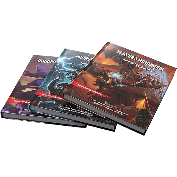 Dungeons & Dragons 5 : Coffret cadeau des livrets de règles de base (Fr) contenu