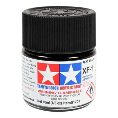 XF-1 NOIR MAT - Tamiya gamme Acrylic Mini