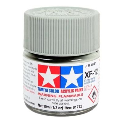 XF-12 GRIS AERONAVAL MAT - Tamiya gamme Acrylic Mini