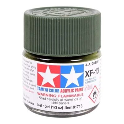 XF-13 VERT ARMEE DE L'AIR MAT - Tamiya gamme Acrylic Mini