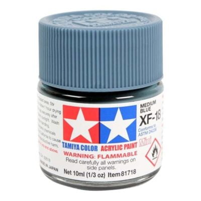 XF-18 BLEU MOYEN MAT - Tamiya gamme Acrylic Mini