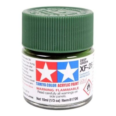 XF-26 VERT FONCE MAT - Tamiya gamme Acrylic Mini