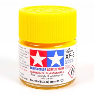 XF-3 JAUNE MAT - Tamiya gamme Acrylic Mini
