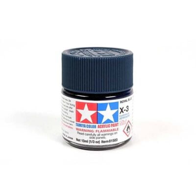 X-3 BLEU ROYAL - Tamiya gamme Acrylic Mini