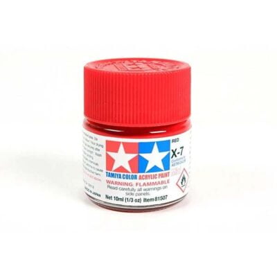 X-7 ROUGE - Tamiya gamme Acrylic Mini