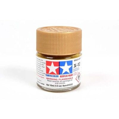 X-12 OR METTALISE BRILLANT - Tamiya gamme Acrylic Mini