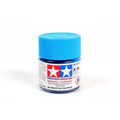 X-14 BLEU CIEL BRILLANT - Tamiya gamme Acrylic Mini