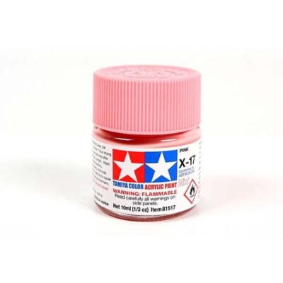 X-17 ROSE BRILLANT - Tamiya gamme Acrylic Mini
