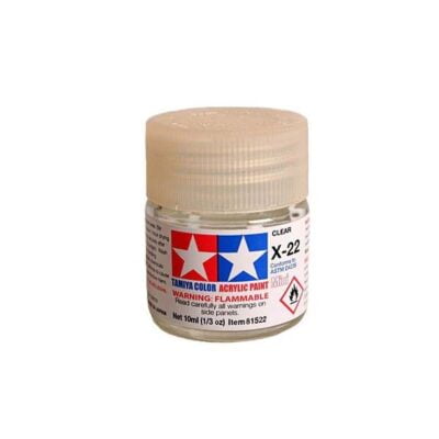 X-22 VERNIS BRILLANT - Tamiya gamme Acrylic Mini