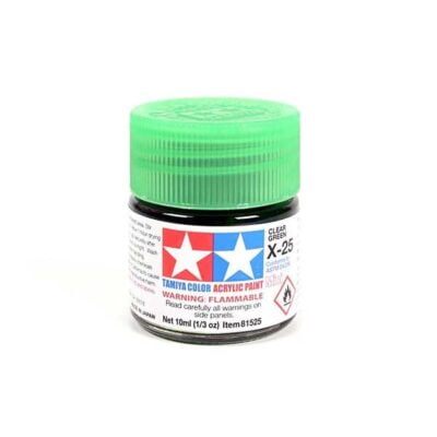 X-25 VERT TRANSLUCIDE - Tamiya gamme Acrylic Mini