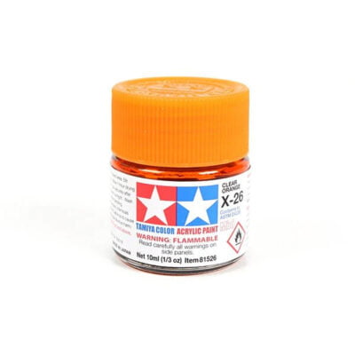 X-26 ORANGE TRANSLUCIDE - Tamiya gamme Acrylic Mini