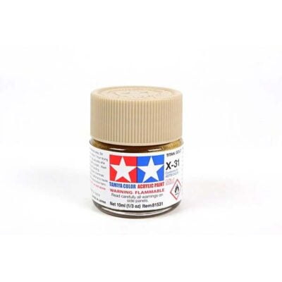 X-31 TITANE DORE - Tamiya gamme Acrylic Mini