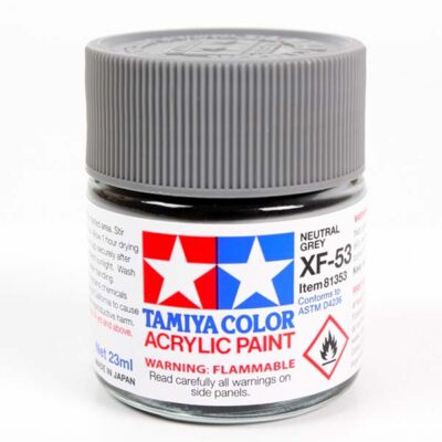 XF-53 GRIS NEUTRE MAT - Tamiya gamme Acrylic Mini