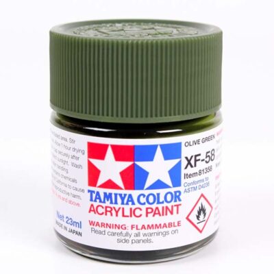 XF-58 VERT OLIVE FONCE MAT - Tamiya gamme Acrylic Mini