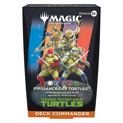 MTG : Teenage Mutant Ninja Turtles - Deck Commander: Puissance des Tortues ! (Fra) (13+)