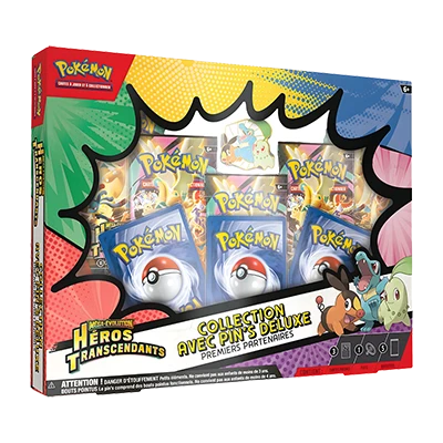 Pokémon ME2.5 Héros Transcendants – Coffret Pin's