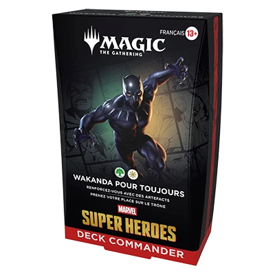 MTG : Marvel Super Heroes - Deck Commander: Wakanda pour toujours (Fra) (13+)