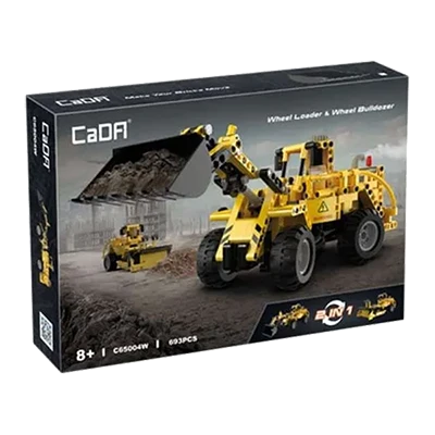 CaDA : Excavatrice & Bulldozer 2-en-1 - C65004W